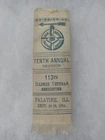PALATINE ILLINOIS 113th VOL INFANTRY GAR CIVIL WAR VET GRAND ARMY REUNION RIBBON