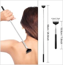 Back Scratcher 2 or 3 Pack Extendable Stainless Steel Scratching Tool for all