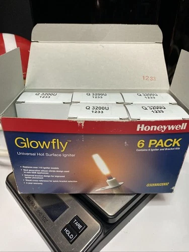 Qty 5-Q3200U2002 HONEYWELL GLOWFLY UNIVERSAL HOT SURFACE IGNITER (5/PACK)