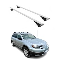 DachträGer GrundträGer FüR Mitsubishi Outlander 2004-2006 75Kg Stahl Silber 2X