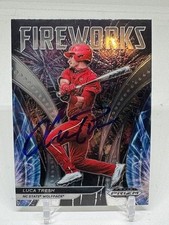 2021 Panini Prizm Draft Picks - Fireworks Luca Tresh #F-LT (RC) SIGNED