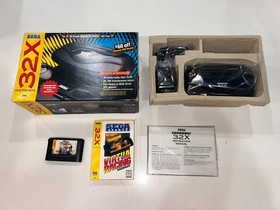 Sega Genesis 32X System CIB Console Complete in Box with 2 Games Tested Clean #1