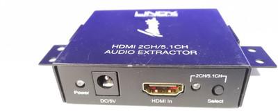 Lindy HDMI Audio Extractor 38091 HDMI 2CH/5.1CH, HDMI zu Toslink / 3,5mm / SPDIF