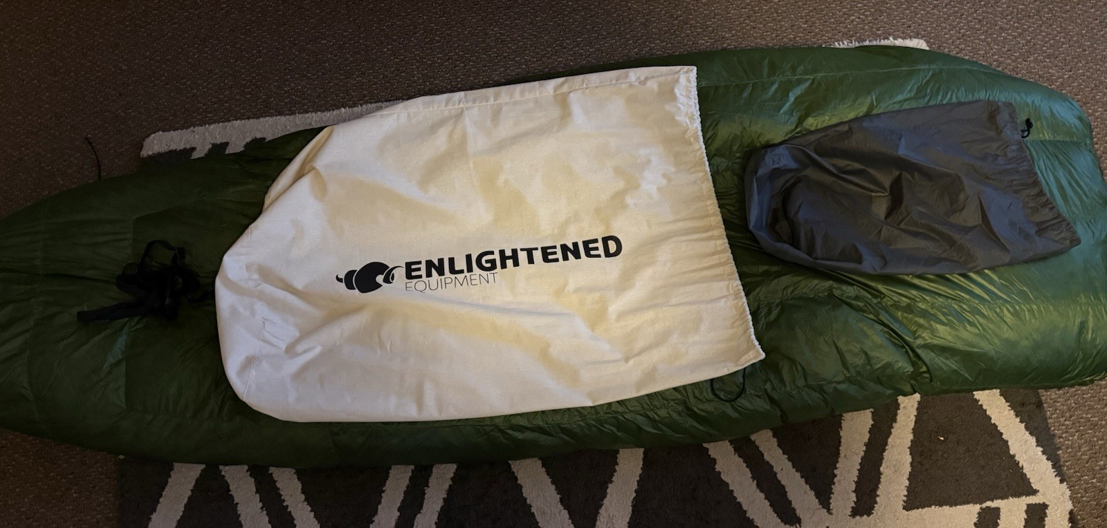 Enlightened Equipment Revelation Down Quilt 10 ℉ 850FP 4-Season Wide/Long - second product detail image
