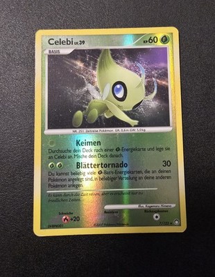  Pokémon Celebi LV39 - 7/123 - Geheimnisvolle Schätze - DE - Reverse Holo - 2007