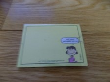 Vintage New Lucy Peanuts Comic Strip Post-It 3M Brand Self Stick Note Pad Sealed