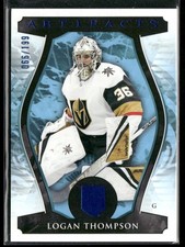 2023-24 Upper Deck Artifacts Logan Thompson Royal Blue /199 #149 Golden Knights