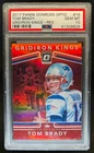 2017 Donruss Optic Tom Brady Gridiron Kings Red #73/99 Patriots PSA 10