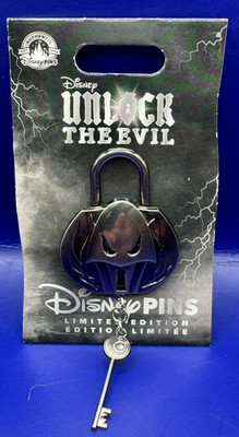 Disney Unlock the Evil Hercules Hades Villain Dangle Pin LE - NEW