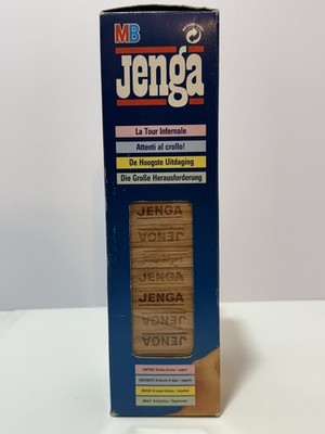 Vintage 1986 Original Jenga Game In First Box