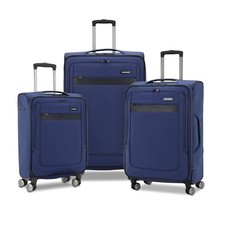 Samsonite Ascella 3.0 Softside Expandable Luggage, 3-Piece Set (20/24/28) - Blue