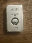 New ListingGeiger Edelmetalle 100g Silver Bar 999 Fine