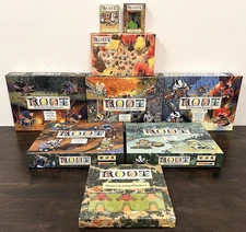Leder Games - Root + 4 Expansions + Exiles & Partisans + Extras - COMPLETE!
