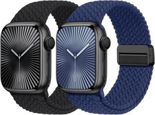 Braided Stretchy Bands with Magnetic Clasp Compatible for Apple Watch Band 38...