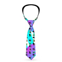 Necktie Standard - Eighties Arcade Multi Neon Stripes (Us Import) ACC NEU