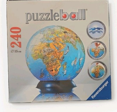 Ravensburg Puzzle Ball 240 Pieces African Wildlife Puzzle Ball New Sealed 3D 