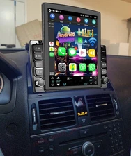 WIRELESS CARPLAY ANDROID 14 CAR STEREO RADIO FOR Mercedes-Benz C-Class 2008-2010