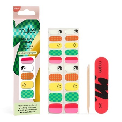 Gel Nail Wraps [Free Spirit] - 20 vorgehärtete Gelaufkleber