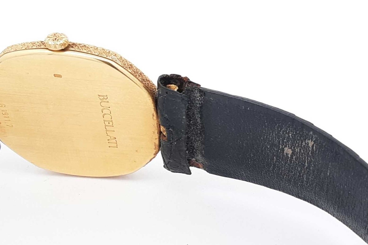 Buccellati 28mm 18k Yellow Gold Watch Mother Of Pearl Dial 33.7g