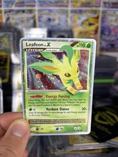 Leafeon LV.X 99/100 Majestic Dawn Holo With Head Swirl Between Ear And Tail #2 on eBay