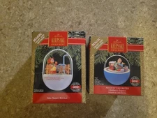 2 Hallmark Magic Light and Motion! Children's Express & Mrs. Santa's Kitchen