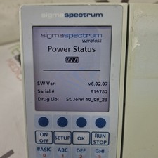 Baxter Sigma Spectrum 6.02.07 without Battery Infusion Pump
