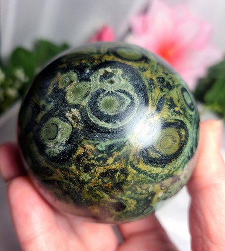 Top X Large 2.9" 74mm 574g Pretty Kambaba Jasper Ball Sphere Crystal Stone - Picture 16 of 23