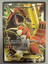 Pokémon Groudon EX Full Art Holo Card 150/160 Near Mint