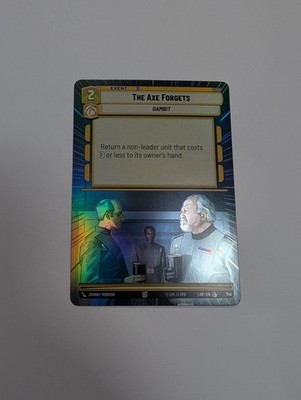 Star Wars: Unlimited - The Axe Forgets (Hyper Foil) - A Lawless Time NM/M Cond