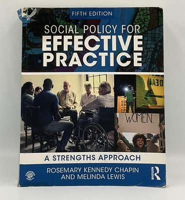 Social Policy For Effective Practice Chapin Melinda Lewis Routledge 2020 Blue PB