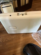 Portable Folding Massage Table With Carrying Case Cream