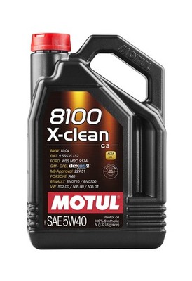 Motul 8100 X-clean 5W-40 Full Synthetic Motor Oil | Engineered to Help Protec...
