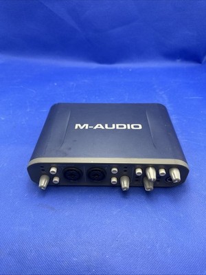 M-Audio Fast Track Pro Digital Recording Interface MIDI 2.0 Audio /No Ac Adapter