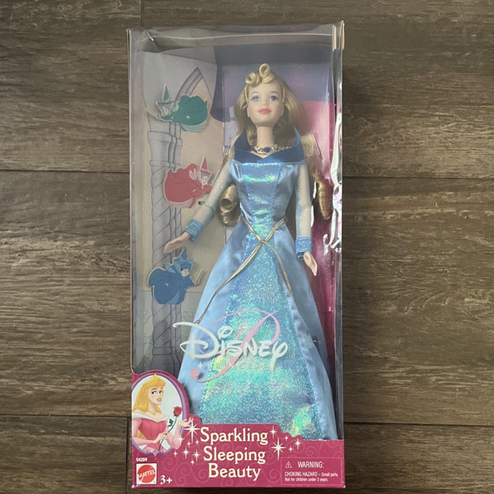 Mattel Disney Princess Aurora 12 in Fashion Doll Sparkling Dress Sleeping Beauty