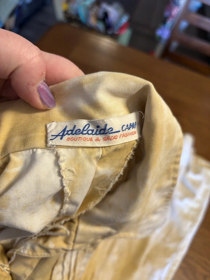 Vestido De Colección Adelaide Capri Boutique Tostado Tie Dye Abotonado Talla Med Hippie Boho Foto 2 de 4