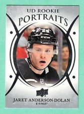 (1) JARET ANDERSON DOLAN 2018-19 UPD # P-61 UD ROOKIE PORTRAITS INSERT (I8829)