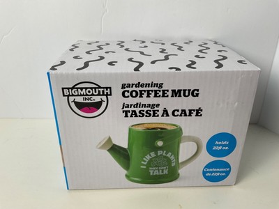 Gardening Coffee Mug 22oz. Shaped Like A Watering Can BigMouth Inc. Brand New