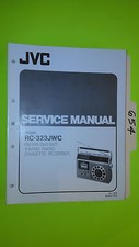 JVC rc-323 service manual original repair book tape player boombox radio