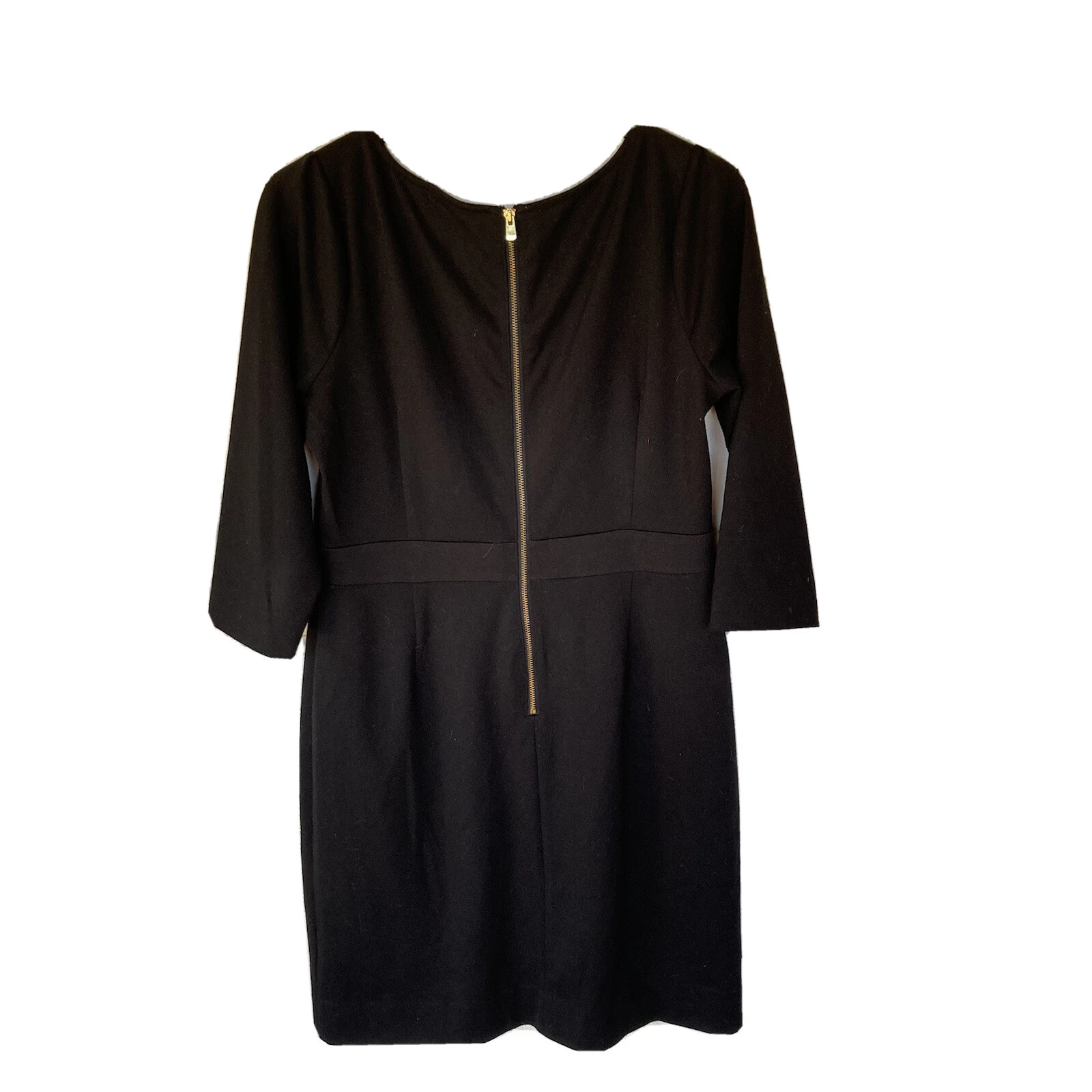 VETEMENTS Abito da donna nero Banana Republic taglia 8 Petite cerniera posteriore manica a 3 4