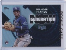 WANDER FRANCO ROOKIE CARD Tampa Bay Rays TOPPS Generation Now 2022 Baseball RC