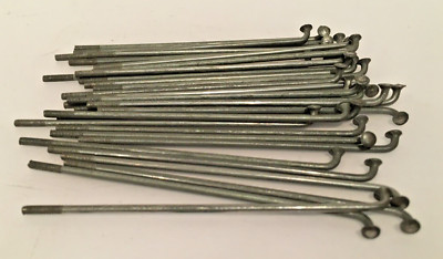 4 St. KEBA Fahrradspeichen L: 82mm, 2mm stark, verzinkt - DDR Neuware NOS