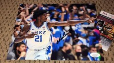 AJ GRIFFIN SIGNED 8X10 PHOTO JSA DUKE BASKETBALL AUTOGRAPH BLUE DEVILS AUTO
