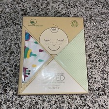 NIB Your Eco Family Fitted Crib Toddler Sheet Organic Cotton Beige color 28x52x9