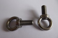 Stainless Steel Eye Bolt 3/8" BSW  - 25mm Hole size - Quantity 1 Item