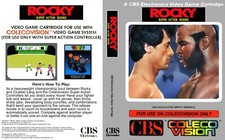 - Rocky Super Action Boxing ColecoVision Cover Opera d'arte + Scatola Gioco  