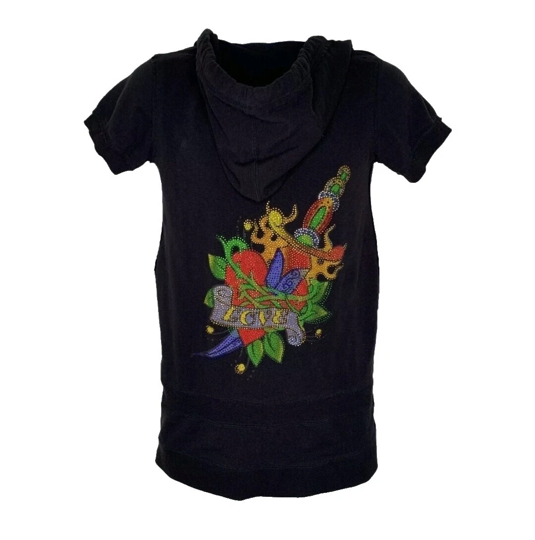 Short Sleeve Punk Tops for Women