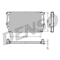 Denso WasserküHler MotorküHler Alu FüR Toyota RAV 4 III _A3_ 2.2 D 4WD