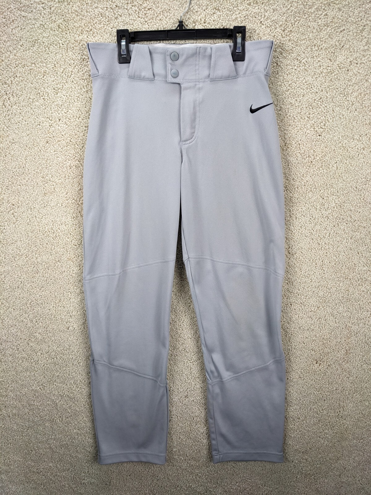 Nike Baseball Pants Youth Extra Large Gray Black Swoosh Logo Nike Team Gear Boys eBay