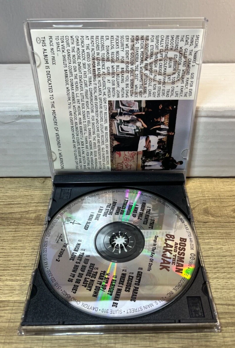 Bossman and the Blak Jak - Songs in the Key of Strife - Rap CD
