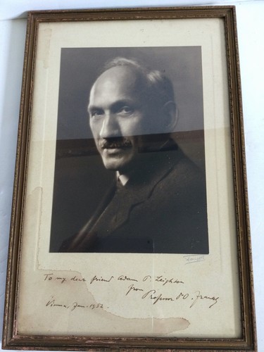 Dated 1932 Vienna Professor Frankl Large Photo Inscribed Framed Under Glass - Picture 5 of 7